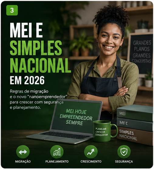 MEI e Simples Nacional: entenda as regras de migração e o novo "nanoempreendedor" em 2026